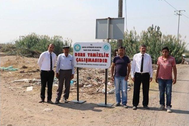 Dere Temizlikleri Vatandaşın Yüzünü Güldürdü