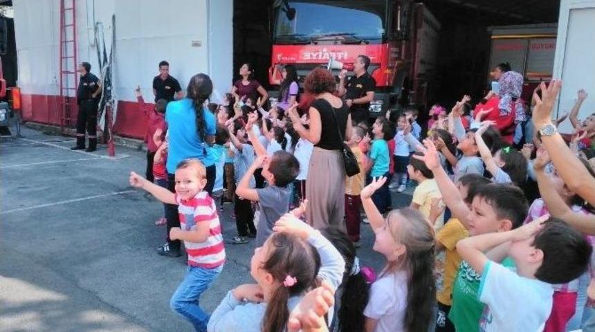 B&uuml;y&uuml;kşehirden Miniklere Yangın Dersi
