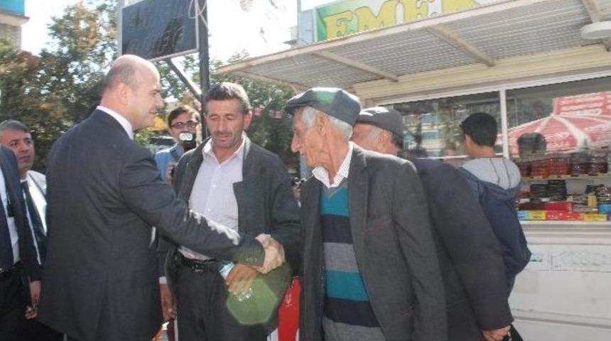 Bakan Soylu, Aşura &Ccedil;adırını Ziyaret Etti