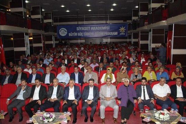 Tbmm Başkanvekili Aydın Siyaset Akademisinin İlk Dersini Verdi 1