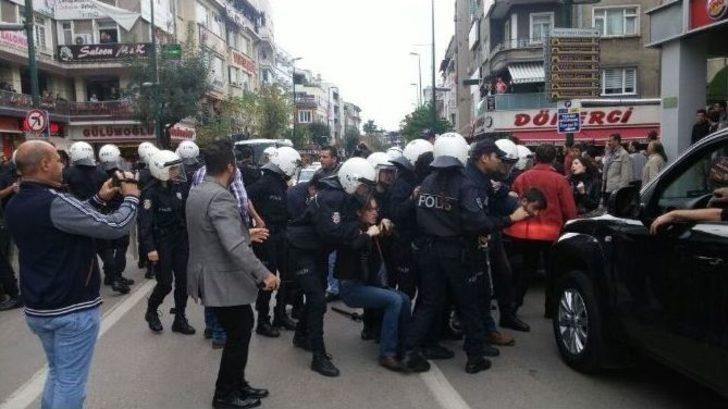 Bursa’da İzinsiz Gösteriye Polis Müdahalesi: 36 Gözaltı G4