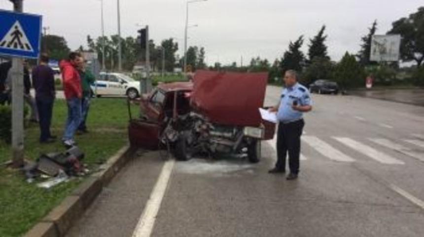 Samsun&rsquo;da Trafik Kazası: 4 Yaralı