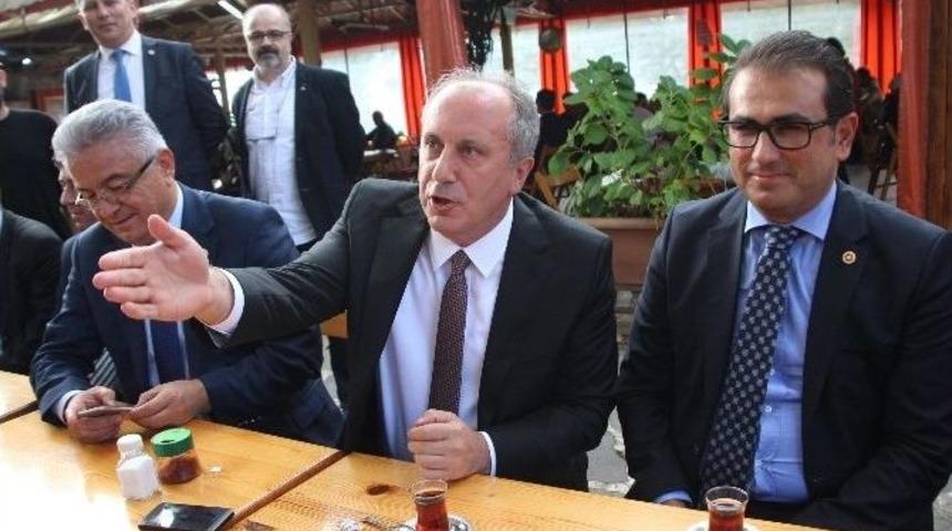 Chp&rsquo;li Muharrem İnce Kendisine Soru Soran Gazeteciyi Tersledi