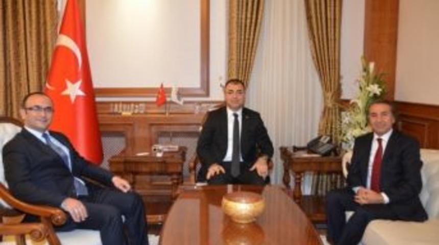 Karayolları Genel M&uuml;d&uuml;r&uuml; Kartal Vali Toprak&rsquo;ı Ziyaret Etti