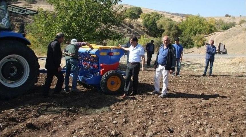 Tunceli&rsquo;de Ayyıldız Buğdayı Ekimi Ger&ccedil;ekleştirildi
