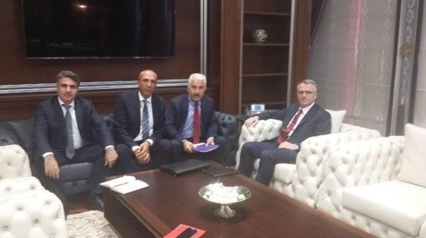 Maliye Bakanı Ağbal, Ergaz Heyetini Makamında Ağırladı