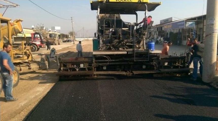 Yeni Sanayi Sitesinde Asfalt &Ccedil;alışması