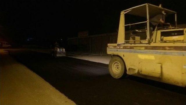 Yeni Sanayi Sitesinde Asfalt &Ccedil;alışması 1