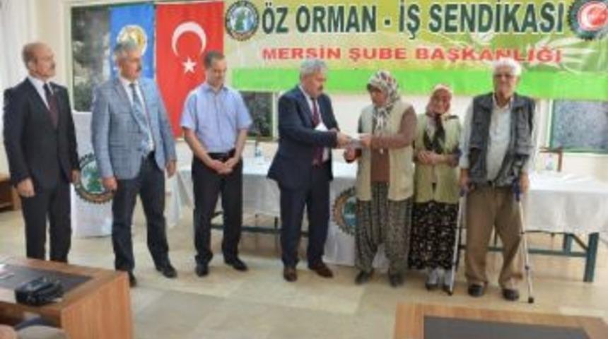 Yaşamını Yitiren Orman İş&ccedil;isinin Ailesine 20 Bin Tl&rsquo;lik Kaza Sigortası &Ccedil;eki
