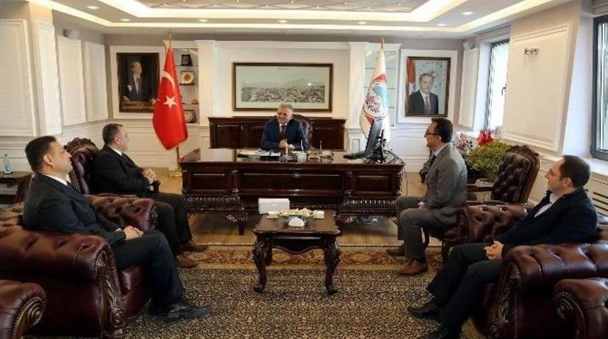 Er&uuml; M&uuml;hendisljk Fak&uuml;ltesi Dekanı Altun Melikgazi Belediyesi&rsquo;nde