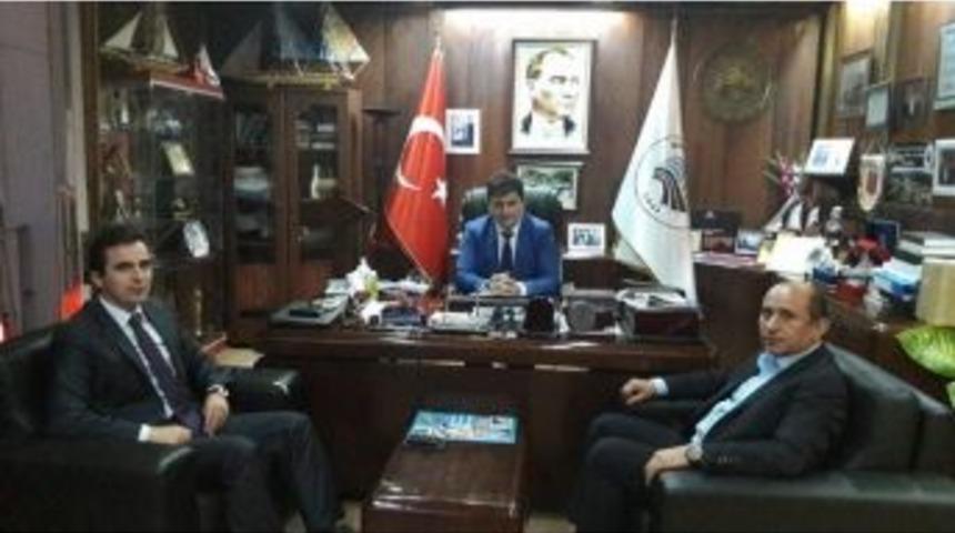 Kaymakam Karakaya, Başkan Şahin&rsquo;i Ziyaret Etti