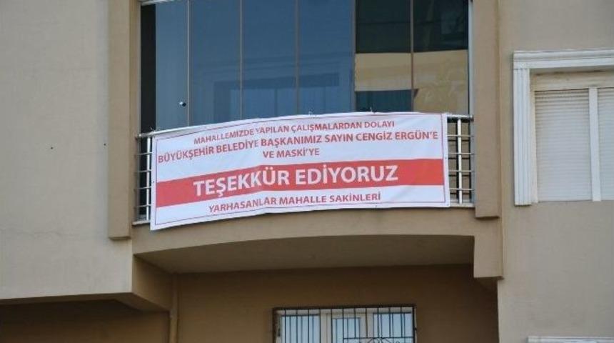 Yarhasanlar Mahallesinden Maski&rsquo;ye Teşekk&uuml;r