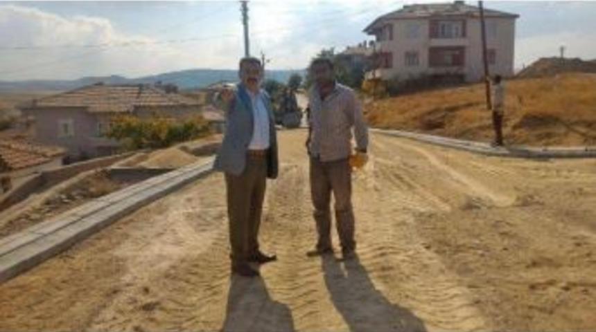 &Ccedil;i&ccedil;ekdağı Belediyesi Yol Yapım &Ccedil;alışmaları