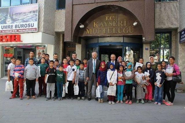 Akkışla İmam Hatip Ortaokulu Ve Atatürk Ortaokulu Öğrencilerinden İl Müftülüğünü Ziyaret Etti