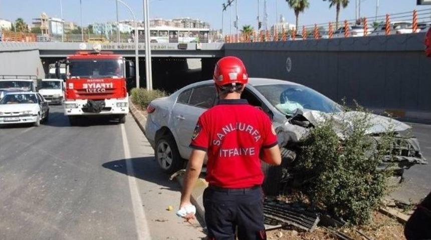 Şanlıurfa&rsquo;da Trafik Kazası: 1 Yaralı