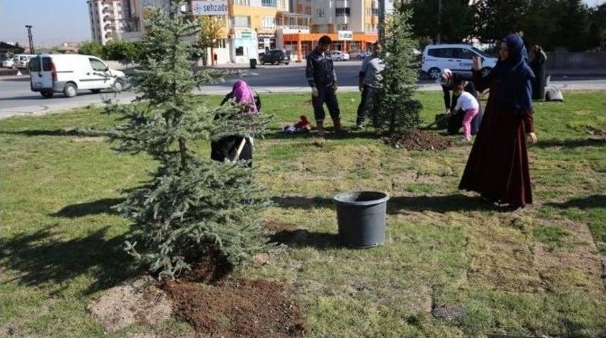 Mustafa Kaan Kumlu Kur&rsquo;an Kursu &Ouml;ğrencileri Fidan Dikti