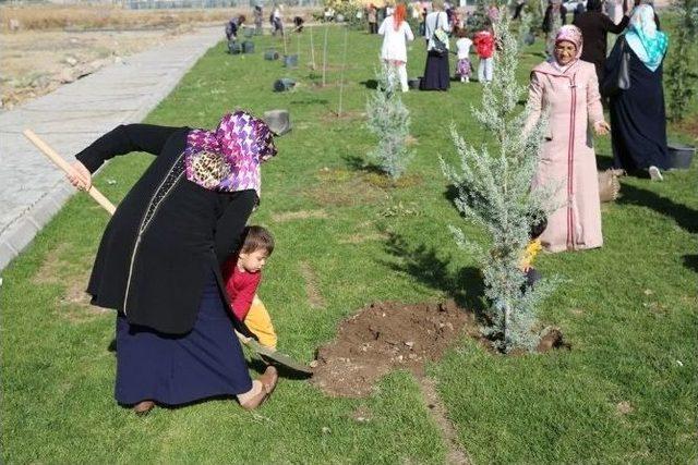 Mustafa Kaan Kumlu Kur’an Kursu Öğrencileri Fidan Dikti