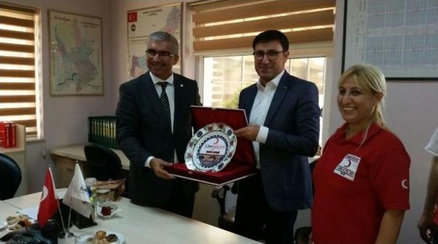 K&uuml;&ccedil;&uuml;kcan&rsquo;dan Kızılay&rsquo;a Ziyaret