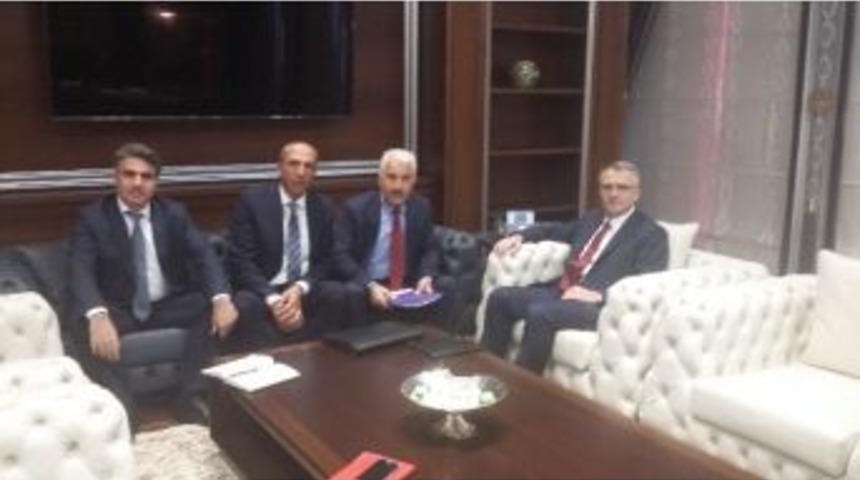 Maliye Bakanı Ağbal, Ergaz Heyetini Makamında Ağırladı