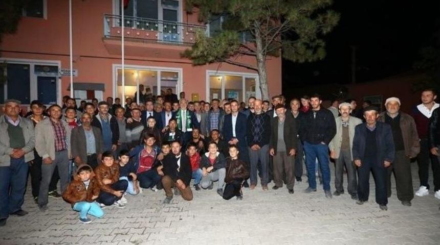 Başkan Kamil Sara&ccedil;oğlu, Ağa&ccedil;k&ouml;y Ve Hacıazizler&rsquo;de İlgiyle Karşılandı