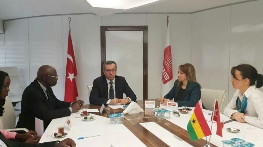Gana Devlet Bakanı Opong-fosu, Ankara&rsquo;da Kurumları Gezdi