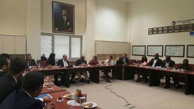 Gana Devlet Bakanı Opong-fosu, Ankara&rsquo;da Kurumları Gezdi 2