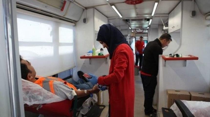 Ulaşım A.ş.&rsquo;den Kan Bağışı