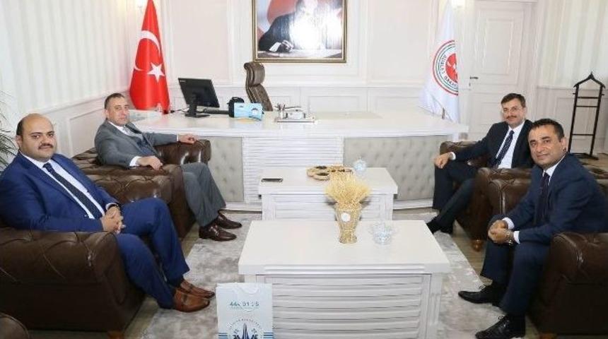 Kaymakam &Ouml;z İle Başkan Orhan&rsquo;dan B&ouml;lge Adliye Ve İdare Mahkemesi&rsquo;ne Ziyaret