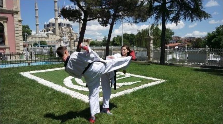 Edirne Belediyespor&rsquo;un Milli Sporcusu T&uuml;rkiye Şampiyonu Oldu