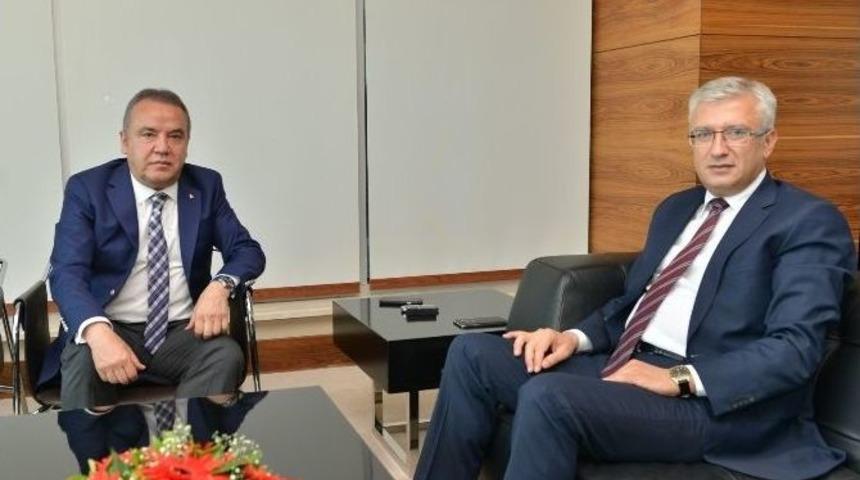 Cumhuriyet Başsavcısı Solmaz&rsquo;dan Başkan B&ouml;cek&rsquo;e Ziyaret