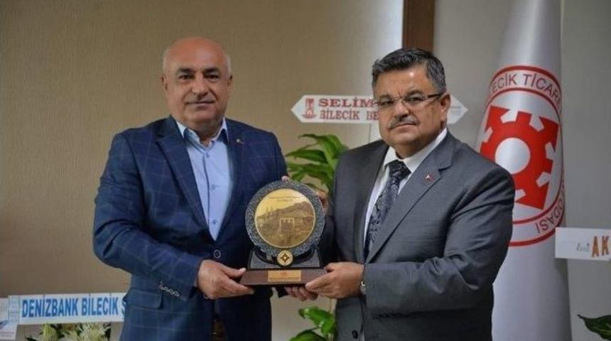 Bilecik Belediye Başkanı Selim Yağcı&rsquo;dan Tso Başkanı Ateş&rsquo;e Ziyaret