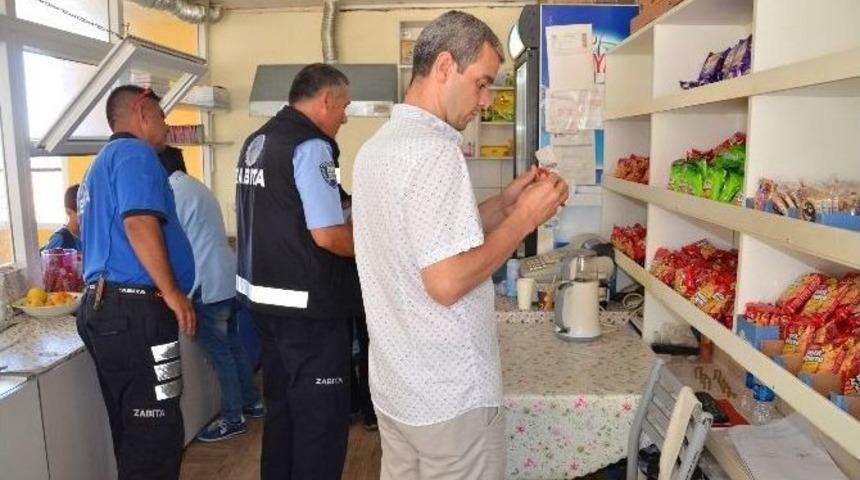 Kuşadası&rsquo;nda Zabıta Ekiplerinden Kantin Denetimi