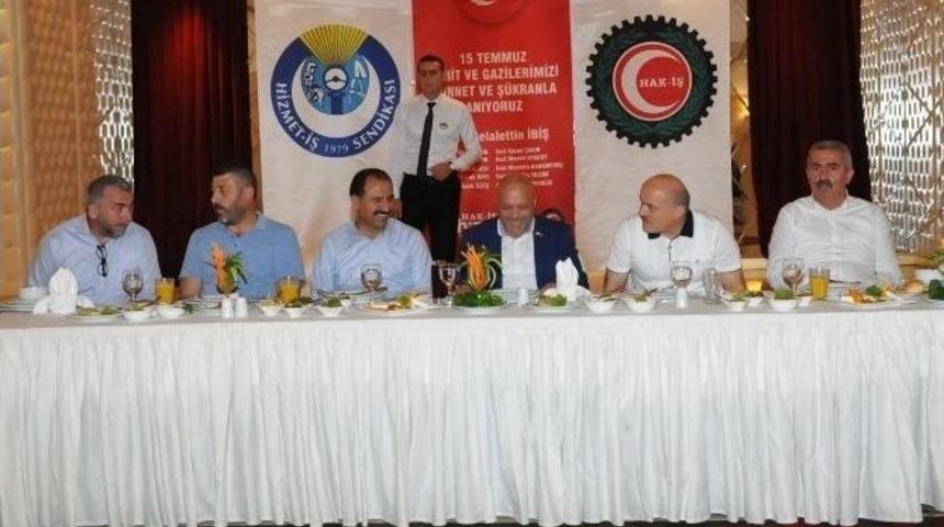 Hak-iş Ve Hizmet-iş Genel Başkanı Arslan: "toplu S&ouml;zleşme S&uuml;reci Devam Ediyor"