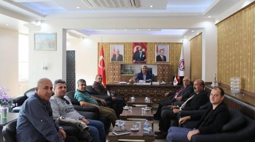 Karayolları 14. B&ouml;lge M&uuml;d&uuml;r&uuml; Yazıcıoğlu&rsquo;ndan Başkan &Ccedil;alışkan&rsquo;a Ziyaret