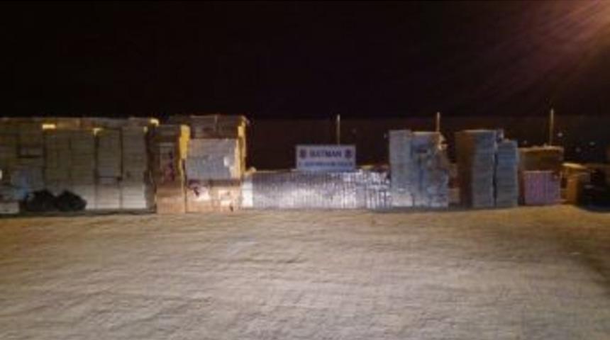 Batman&rsquo;da 1 Milyon Değerinde Ka&ccedil;ak Sigara Ele Ge&ccedil;irildi