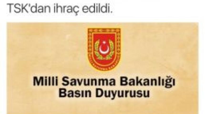Tsk&rsquo;dan 233 Asker İhra&ccedil; Edildi