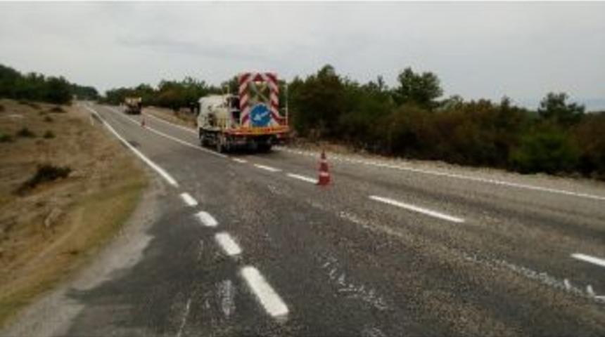 K&ouml;y Yollarına &Ccedil;izgi &Ccedil;alışması