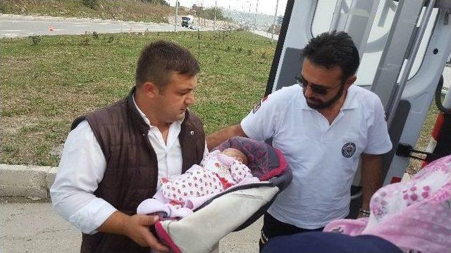 Samsun&rsquo;da Trafik Kazası: 3 Yaralı 1