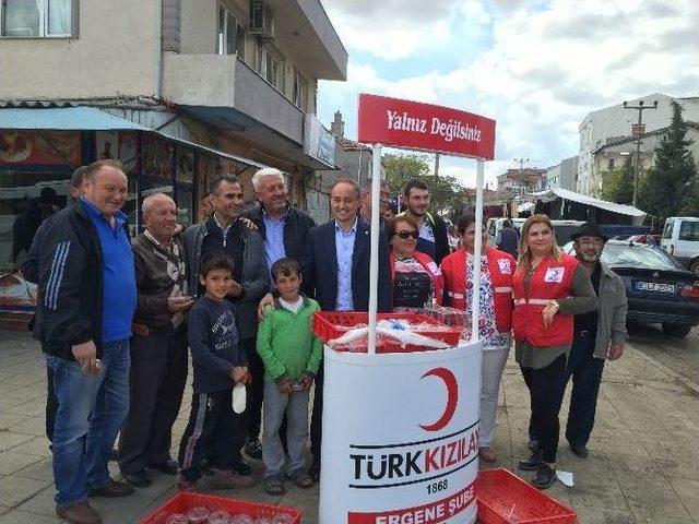 Kızılay Ergene Şubesi&rsquo;nden Aşure İkramı 1