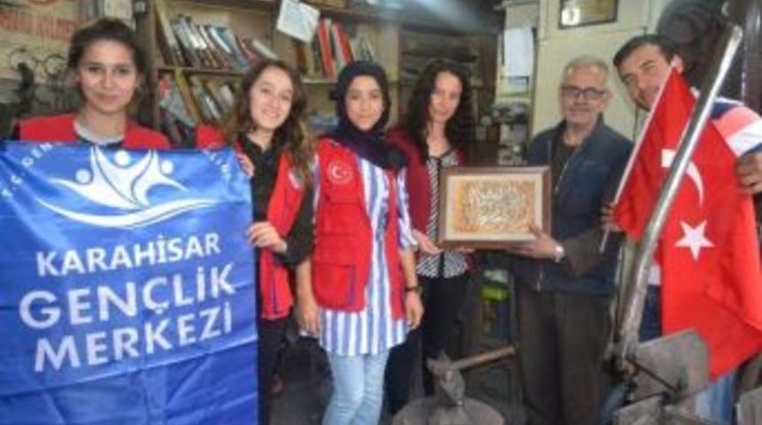 Gen&ccedil;lerden Esnaflara &ldquo;ahili Haftası&rdquo; Ziyareti