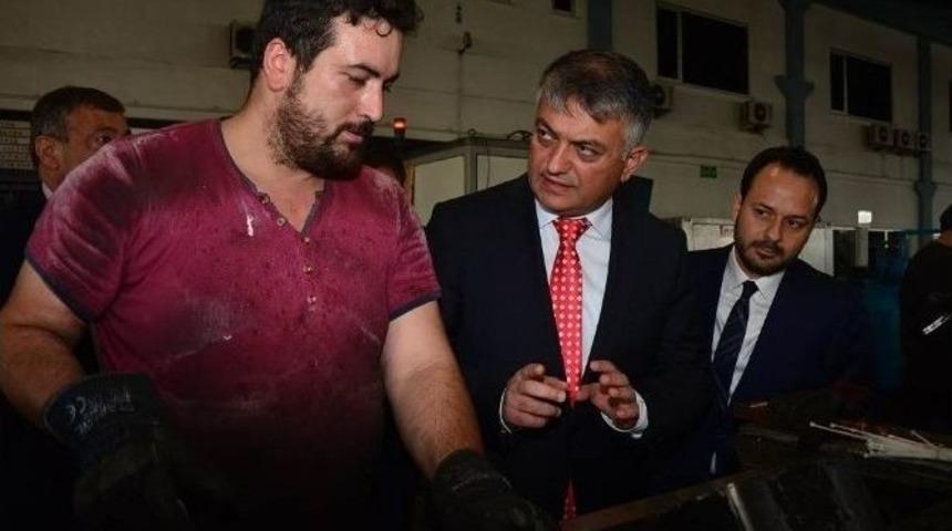 Vali Yazıcı, Osb’de İncelemelerde Bulundu