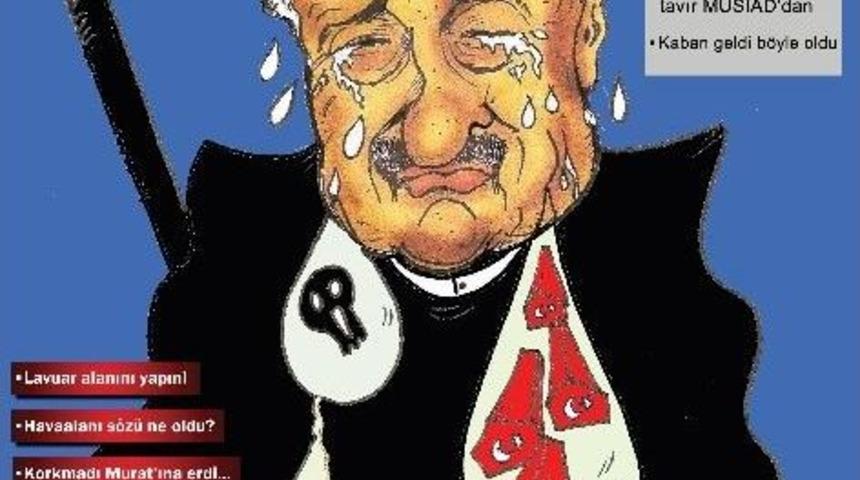 Dergiden Fet&ouml;&rsquo;ye Karikat&uuml;rl&uuml; Tepki