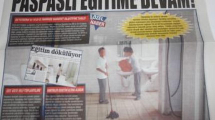 &Ouml;ğrencilerin Okulda Tuvalet Temizlediği İddialarına Yalanlama