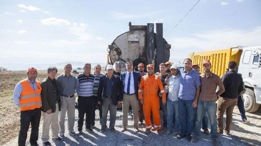 Ahlat Belediyesinden Yol Seferberliği