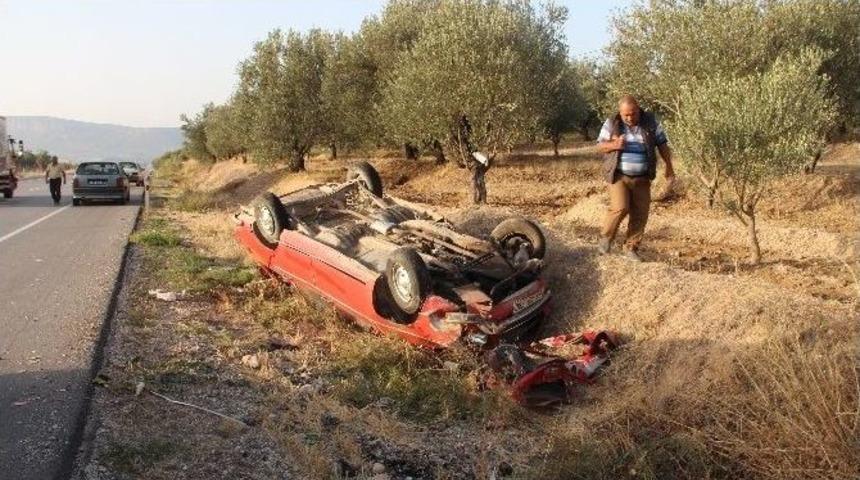 Mut&rsquo;ta Trafik Kazası: 2 Yaralı