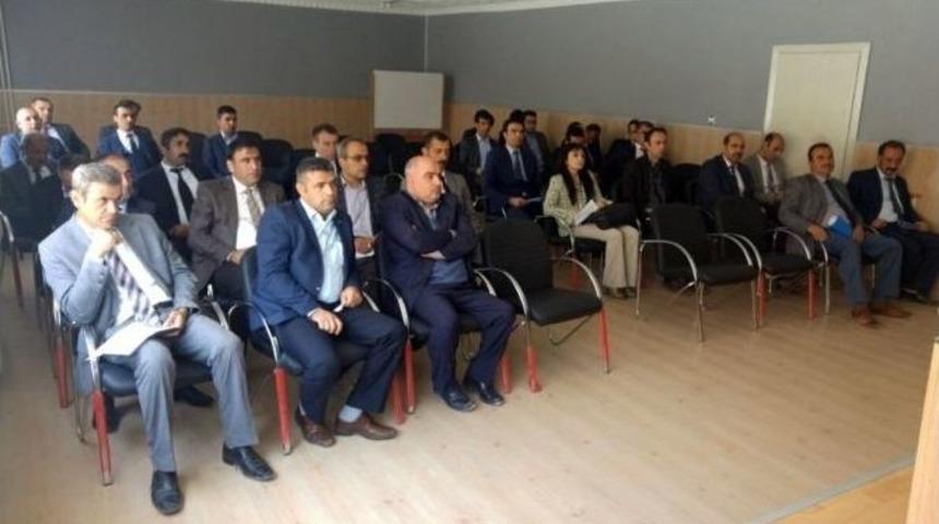 Adilcevaz&rsquo;da Okul M&uuml;d&uuml;rleri Toplantısı