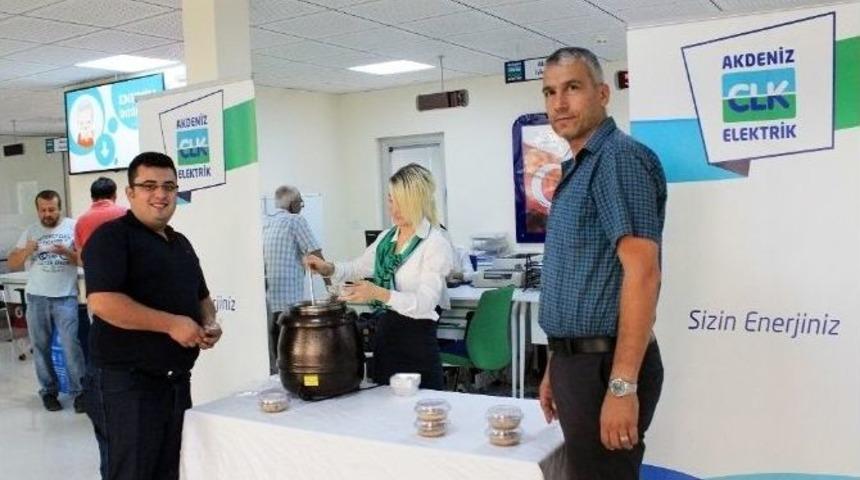 Clk Akdeniz Elektrik&rsquo;ten &lsquo;aşure&rsquo; İkramı