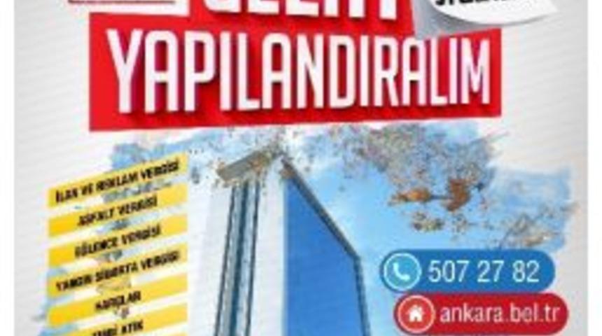 Ankara B&uuml;y&uuml;kşehir Vatandaşın Borcunu Yapılandırıyor