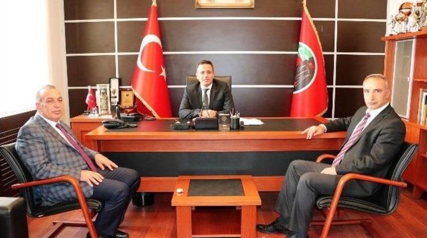 Karamercan&rsquo;dan Baro Başkanı Aladağ&rsquo;a Ziyaret