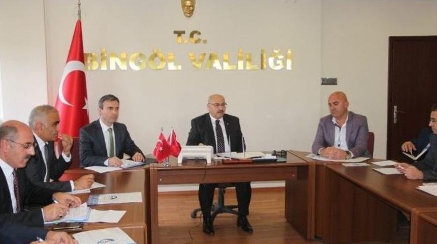 Bingöl’de Yatırımları Kolaylaştırma Toplantısı Yapıldı